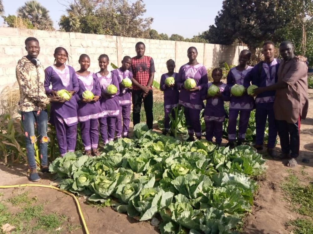 Harvest from the academy garden—part of the school’s commitment to ecological and agricultural literacy.