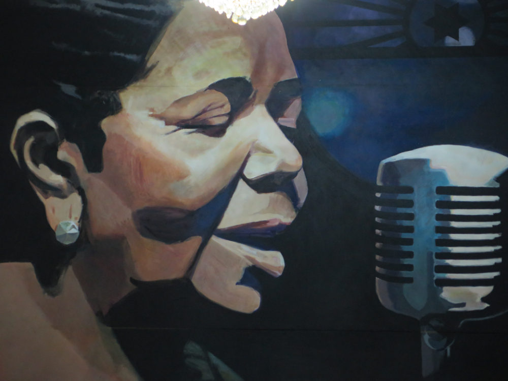 Yes, Cesaria, whose image is EVERYWHERE in Cape Verde. (BE)