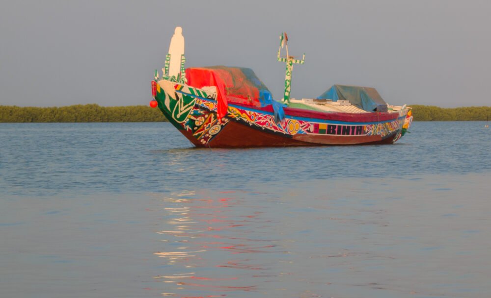 Leaving Ziguinchor on the Casamance River