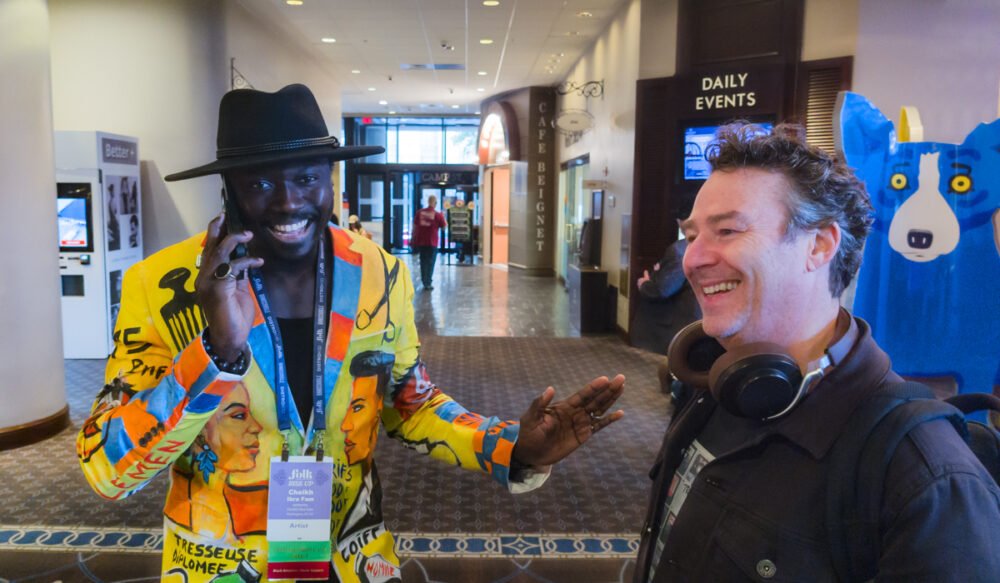 Cheikh with Jacob Edgar