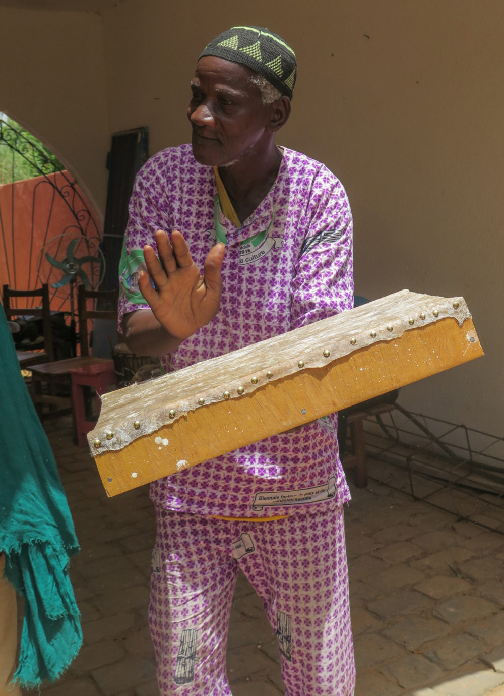 Daouda Doumbia, percussionist for Goumbe Dyiri