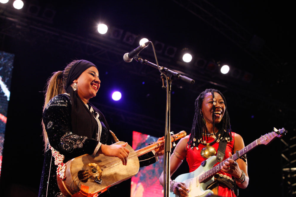 Asma Hamzaoui and Fatoumata Diawara