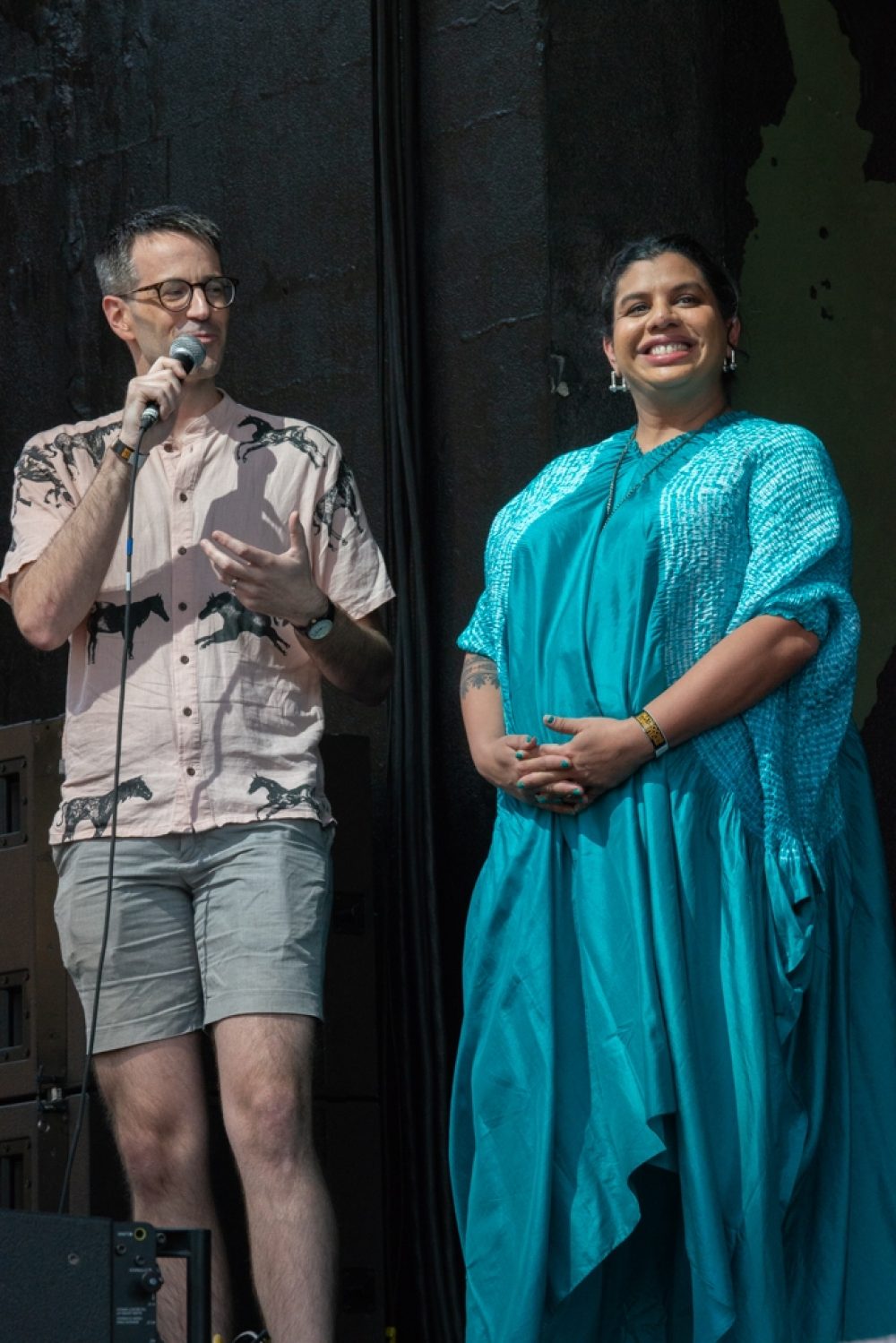Alex Knowlton and Meera Dugal, Habibi Festival organizers