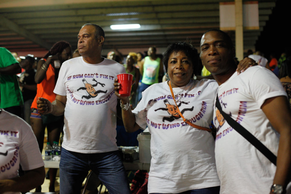 A crew in the North Stand
