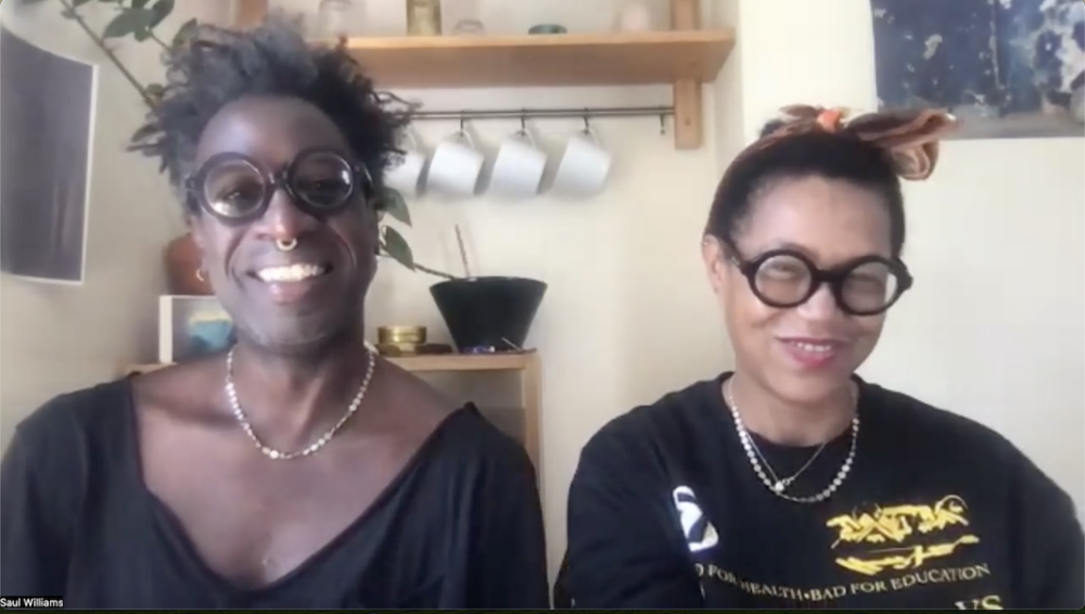 Saul Williams and Anisia Uzeyman Credit: Mukwae Wabei Siyolwe Screenshot