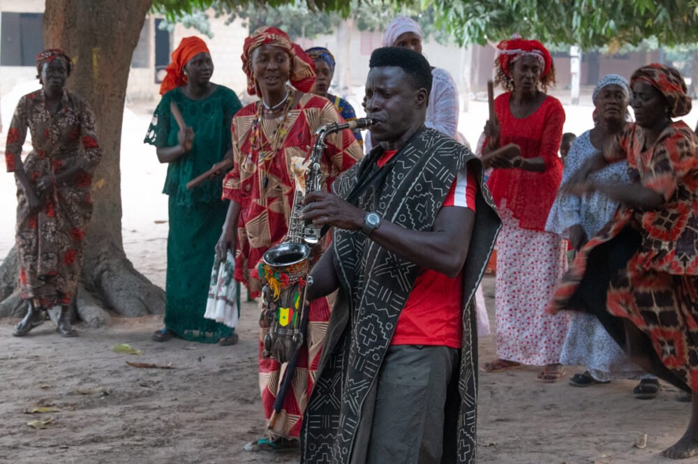 Preparing the dance floor