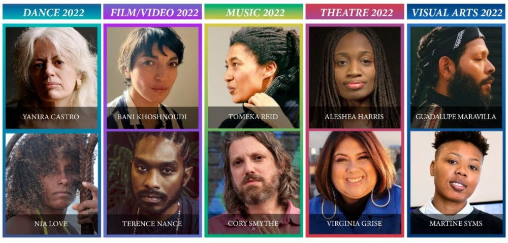 2022 winners of the Herb Alpert Award in the Arts