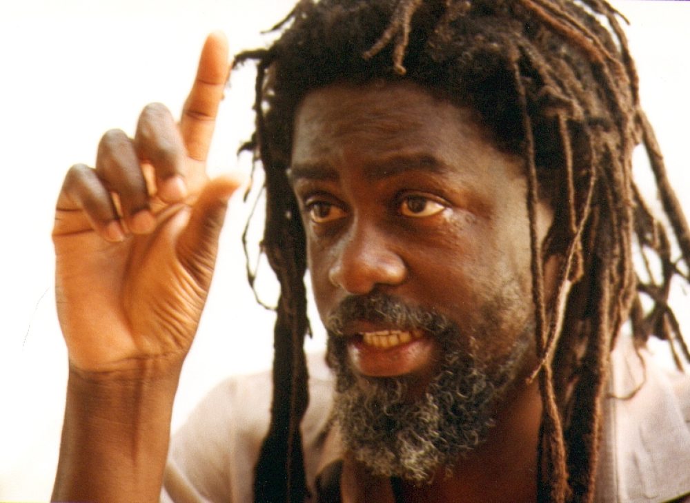 Ilê Aiyê leader Vovo at his home in Bahia in 1994.