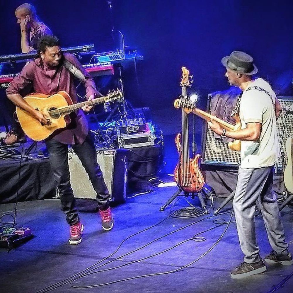 Hervé with Marcus Miller